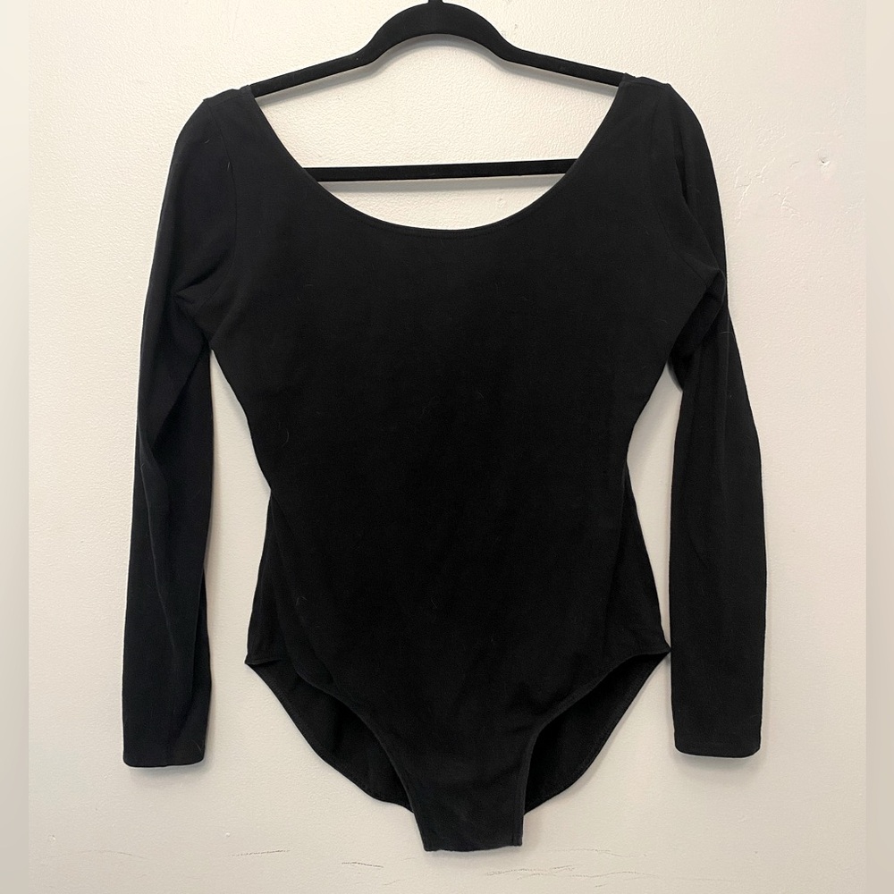 Gilda Marx Black, long sleeve Leotard